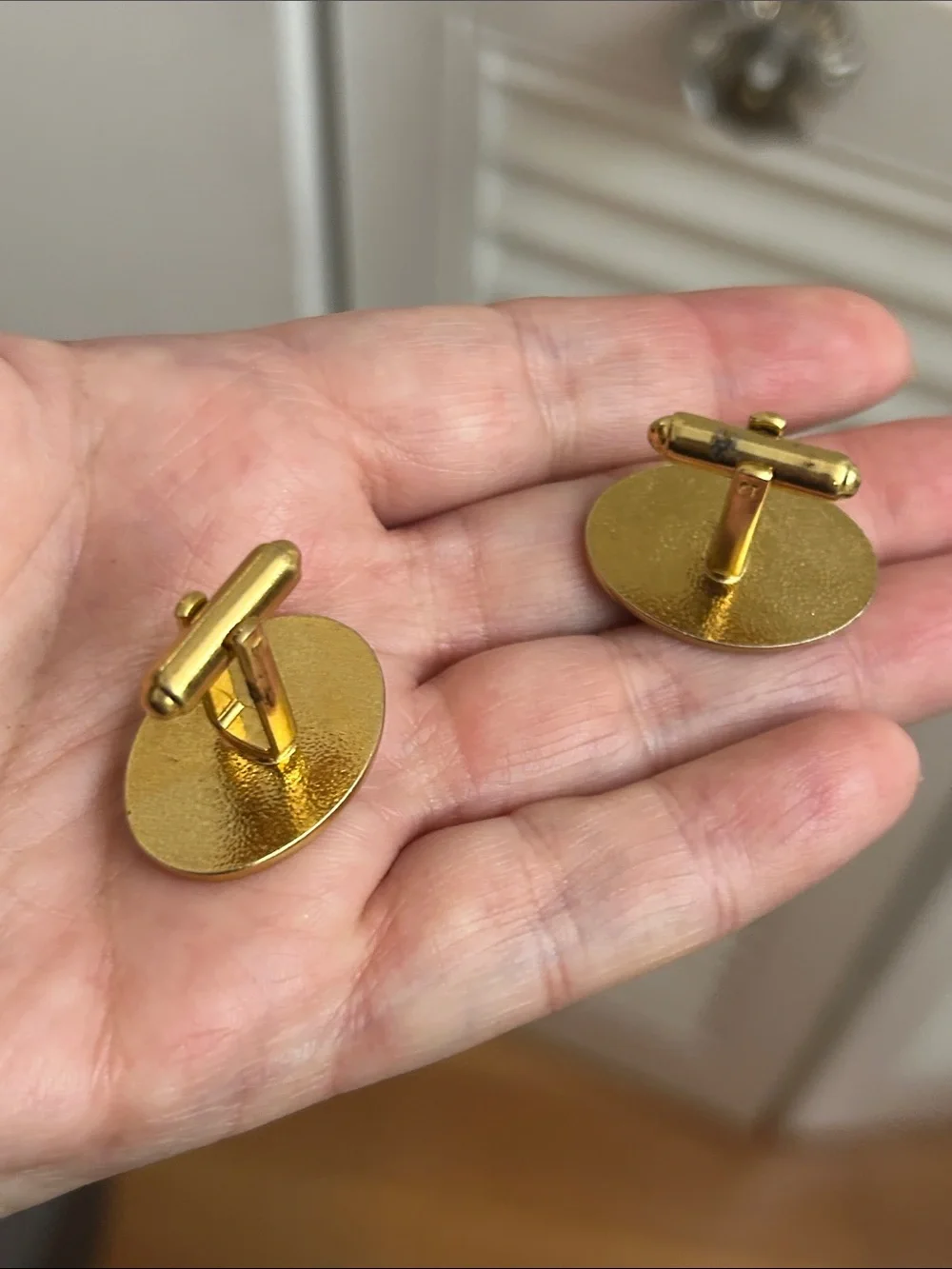 Vintage 1970’s Avon Enameled Antique Automobiles Cuff Links